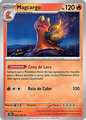 Magcargo (029/162) FOIL - Carta Avulsa Pokemon