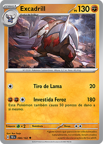 Excadrill (086/162) - Carta Avulsa Pokemon