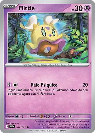 Flittle (041/091) REV FOIL - Carta Avulsa Pokemon