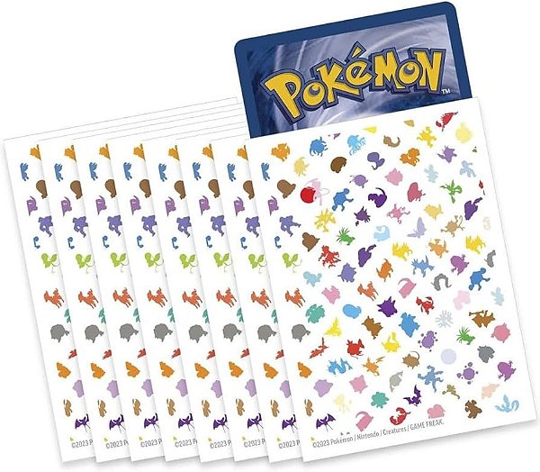 Sleeves para Cartas Pokémon 151 - Pacote c/65 unidades