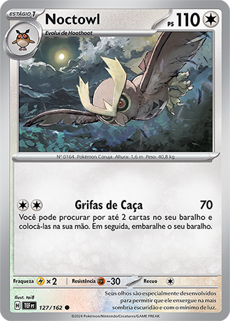 Noctowl (127/162) - Carta Avulsa Pokemon