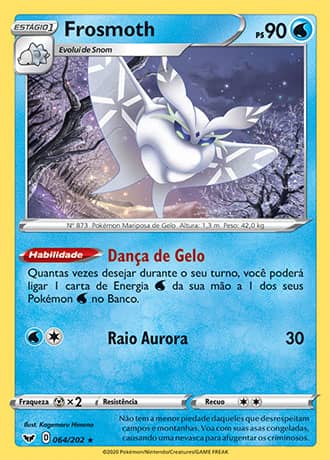 Frosmoth (64/202) REV FOIL - Carta Avulsa Pokemon