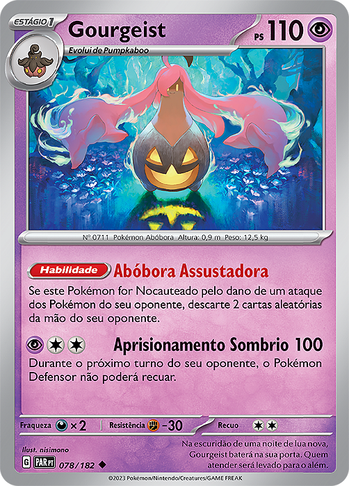 Gourgeist (078/182) - Carta Avulsa Pokemon