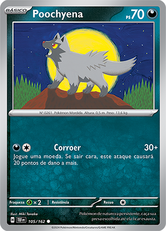 Poochyena (105/162) - Carta Avulsa Pokemon