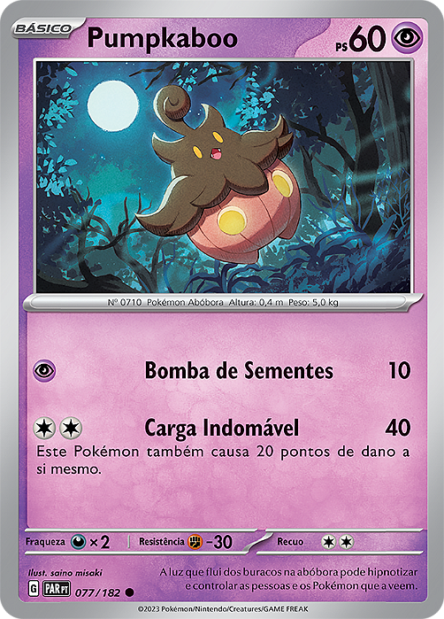 Pumpkaboo (077/182) - Carta Avulsa Pokemon
