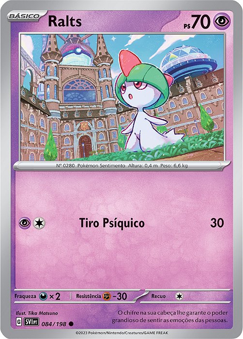 Ralts (084/198) REV FOIL - Carta Avulsa Pokemon