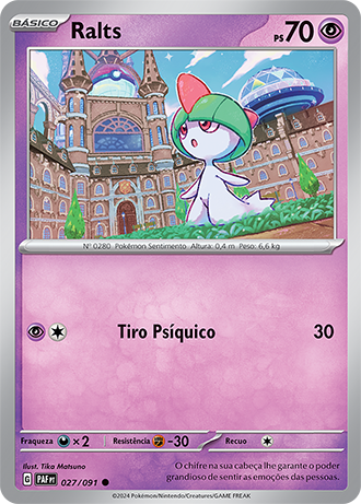 Ralts (027/091) REV FOIL - Carta Avulsa Pokemon