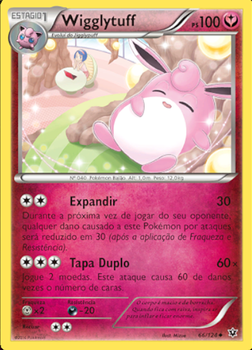 Wigglytuff (66/124) - Carta Avulsa Pokemon