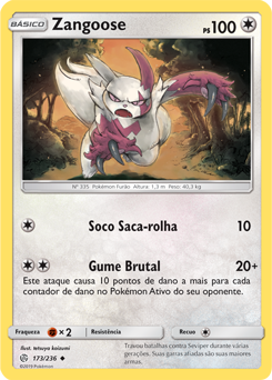 Zangoose (173/236) REV FOIL - Carta Avulsa Pokemon