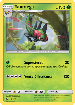 Yanmega (3/156) - Carta Avulsa Pokemon