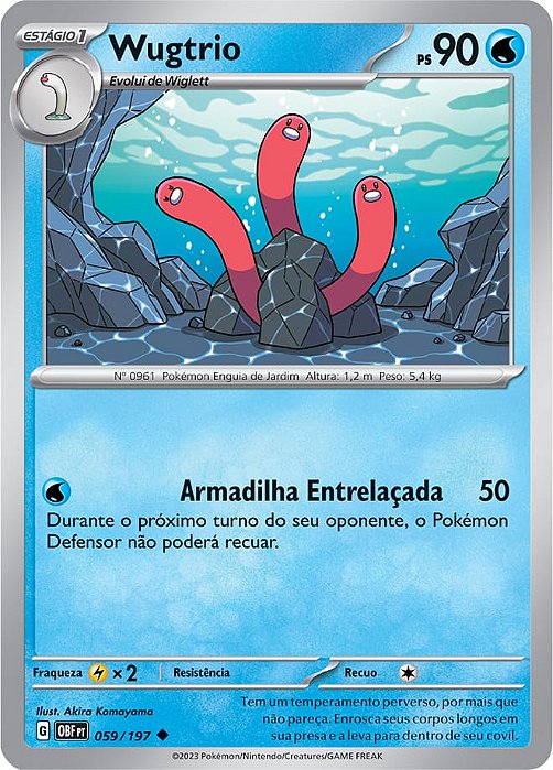 Wugtrio (059/197) - Carta Avulsa Pokemon