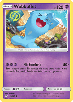 Wobbuffet (49/147) REV FOIL - Carta Avulsa Pokemon