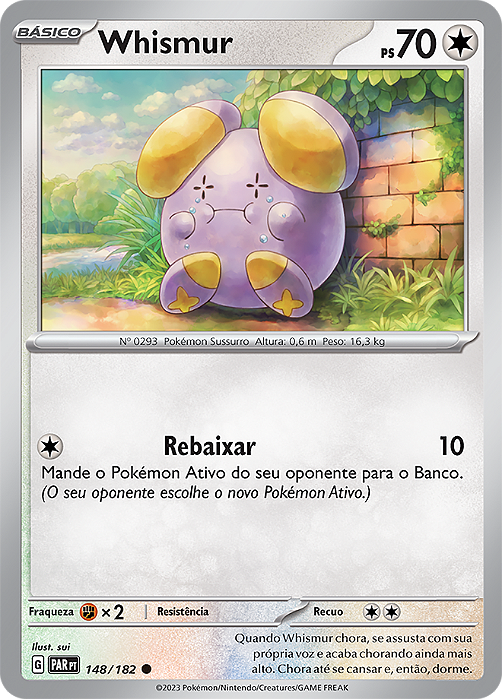 Whismur (148/182) - Carta Avulsa Pokemon