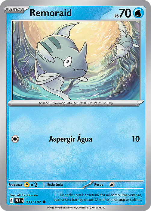 Remoraid (033/182) - Carta Avulsa Pokemon