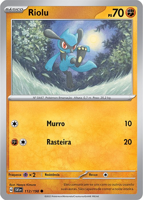 Riolu (112/198) - Carta Avulsa Pokemon