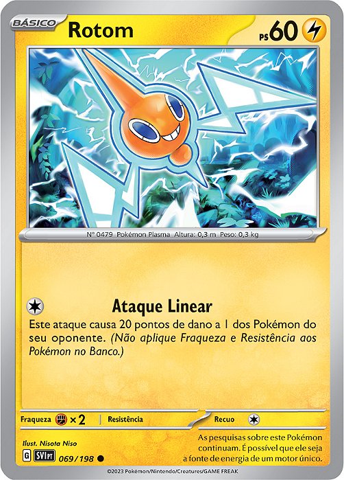 Rotom (69/198) REV FOIL - Carta Avulsa Pokemon
