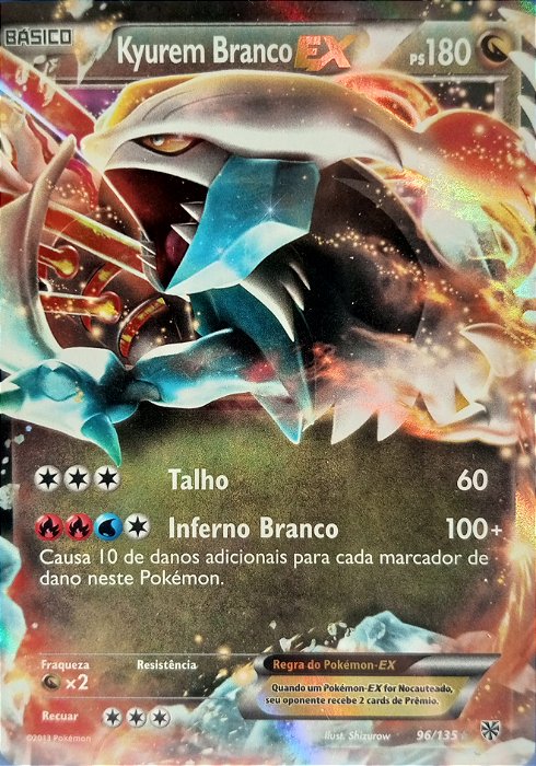 Kyurem Branco-EX / White Kyurem-EX (96/135) - Carta Avulsa Pokemon