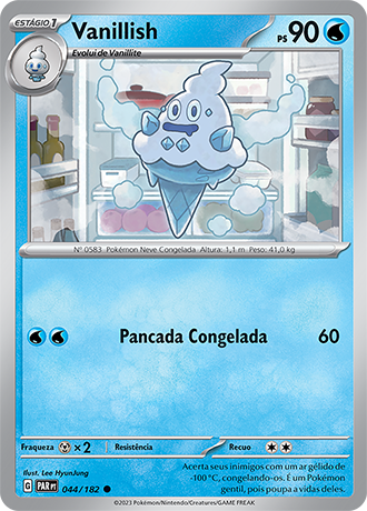 Vanillish (044/182) REV FOIL - Carta Avulsa Pokemon