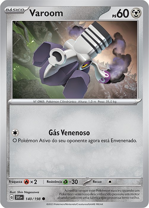 Varoom (140/198) - Carta Avulsa Pokemon