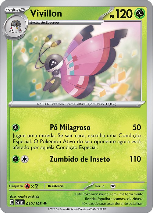 Vivillon (010/198) - Carta Avulsa Pokemon