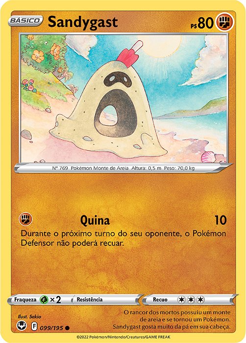 Sandygast (099/195) - Carta Avulsa Pokemon