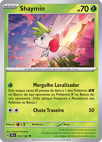 Shaymin (013/162) - Carta Avulsa Pokemon