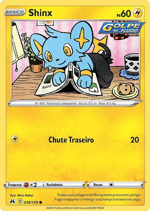 Shinx (039/159) - Carta Avulsa Pokemon