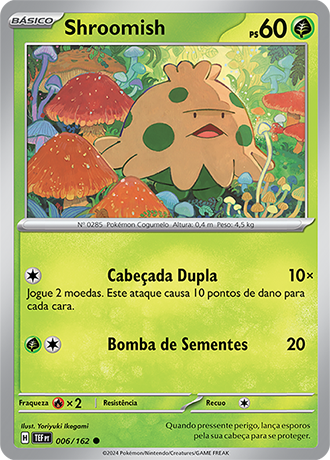 Shroomish (006/162) - Carta Avulsa Pokemon