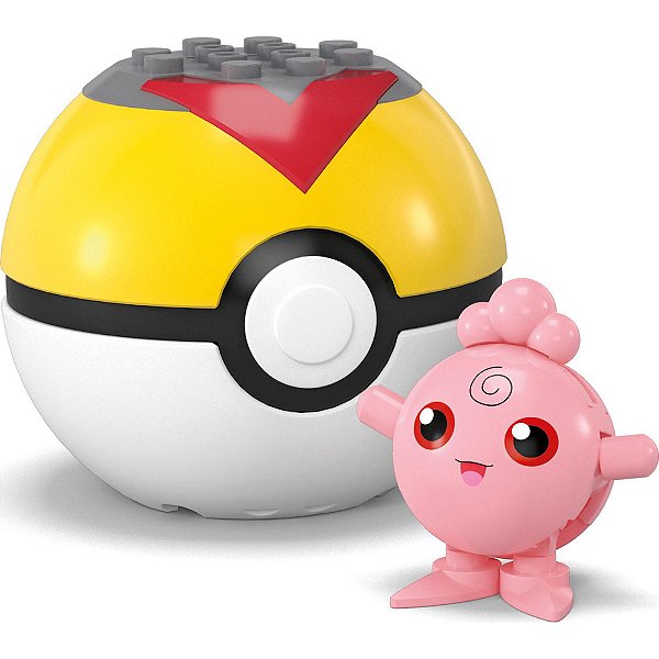 Igglybuff e Pokebola Nível (Level Ball) - Mega Brands Pokémon (21 peças)