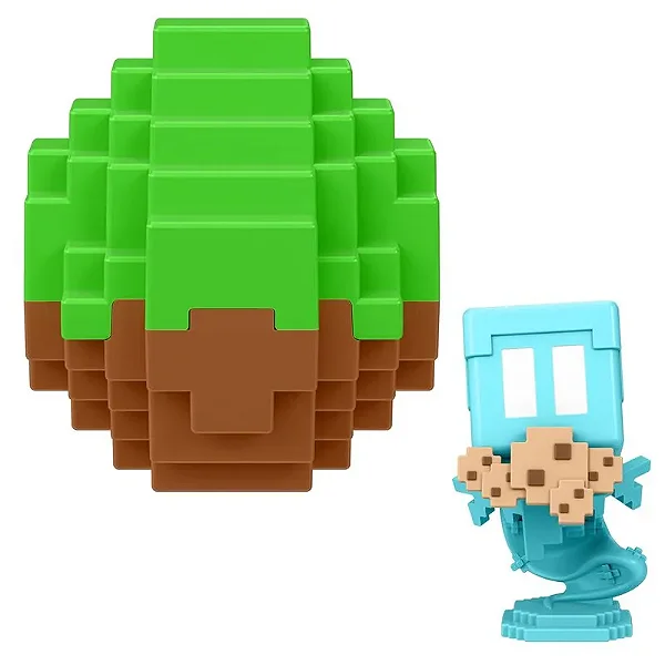 Fantasma - Mini Ovo Vanilla (Bloco de Grama) Minecraft