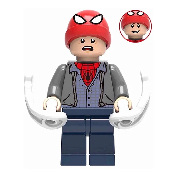 Peter Parker / Homem Aranha (Longe de Casa) M2 - Minifigura de Montar Marvel