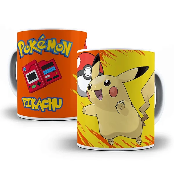 Caneca Pikachu Pokedex (Pokemon) - 325ml