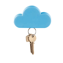 Imã Porta Chaves Nuvem Magnético Multiuso - Azul