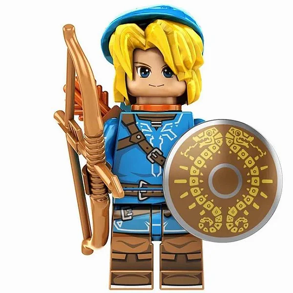 Link com Arco (Legends of Zelda) - Minifigura de Montar CN