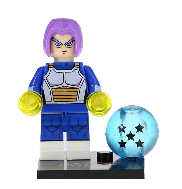 Trunks (traje batalha) - Minifigura de Montar DBGT CN