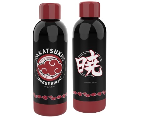 Garrafa Cantil Térmica Max Akatsuki Brasao - Naruto 550ml