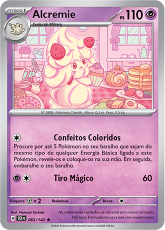 Alcremie (065/142) FOIL - Carta Avulsa Pokemon