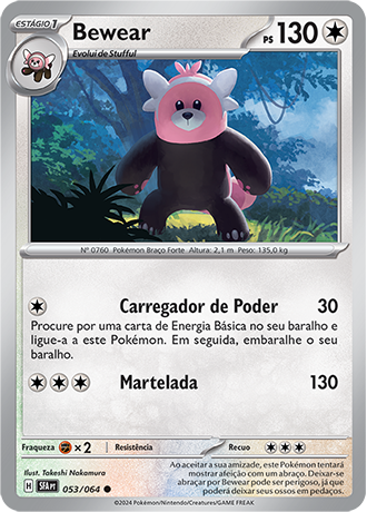 Bewear (053/064) - Carta Avulsa Pokemon