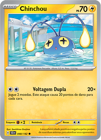 Chinchou (048/142) - Carta Avulsa Pokemon