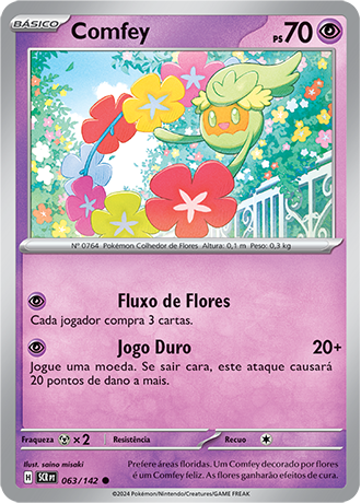 Comfey (063/142) - Carta Avulsa Pokemon