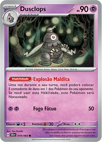 Dusclops (019/064) - Carta Avulsa Pokemon
