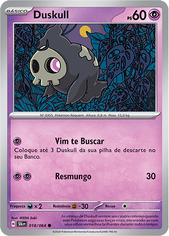 Duskull (018/064) - Carta Avulsa Pokemon