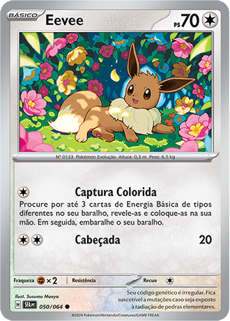 Eevee (050/064) REV FOIL - Carta Avulsa Pokemon