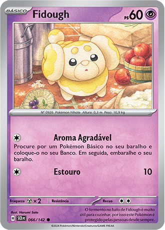 Fidough (066/142) - Carta Avulsa Pokemon