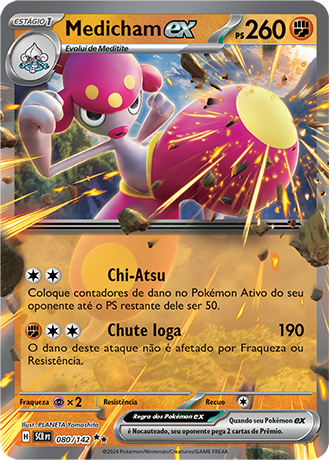 Medicham ex (080/142) - Carta Avulsa Pokemon
