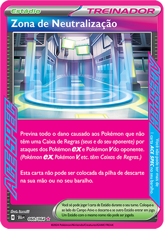 Zona de Neutralização / Neutral Center (060/064) - Carta Avulsa Pokemon