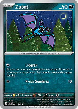 Zubat (027/064) REV FOIL - Carta Avulsa Pokemon