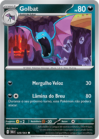 Golbat (028/064) - Carta Avulsa Pokemon