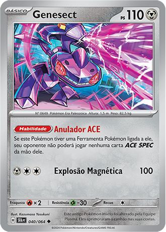Genesect (040/064) REV FOIL - Carta Avulsa Pokemon