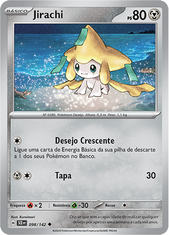 Jirachi (098/142) - Carta Avulsa Pokemon